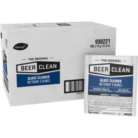 Eat-In Beer Clean Glass Cleaner Concentrate Powder, 100PK EA3748610